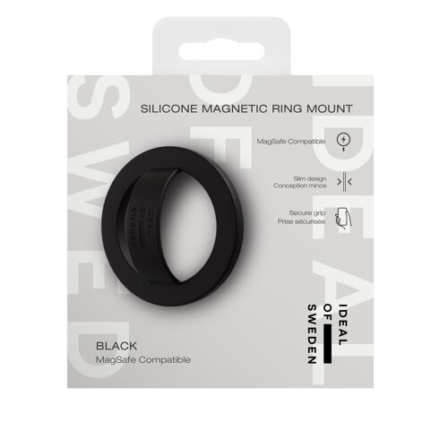 Silicone MagSafe Ring Mount Black