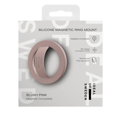 Montura de anillo MagSafe de silicona Rosa rubor