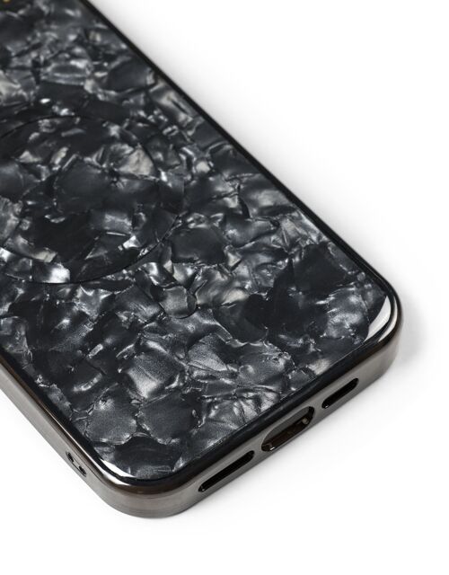 Pearlised Case MagSafe iPhone 15PM Black