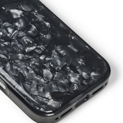 Funda Perlada MagSafe iPhone 16PR Negra