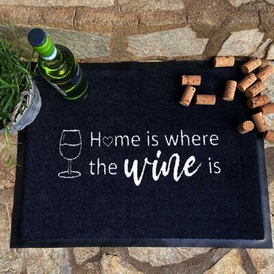 El hogar es donde el vino es felpudo
