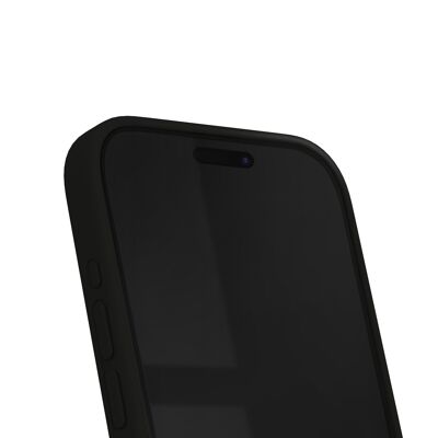 Silicone Case iPhone 15PM Black