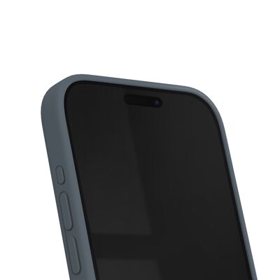 Funda Silicona iPhone 15PM Azul Noche
