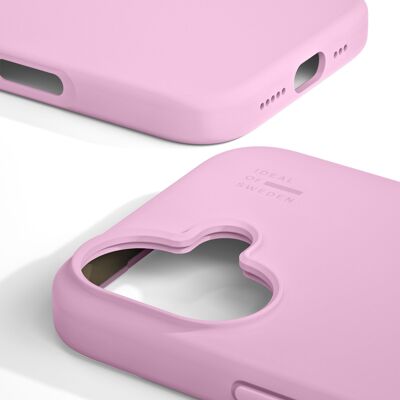 Custodia in silicone iPhone 16 Blu notte