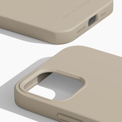 Funda Silicona MagSafe iPhone 12/12P Beige
