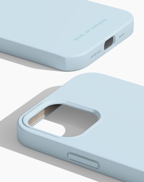 Silicone Case MagSafe iPhone 12/12P Light Blue