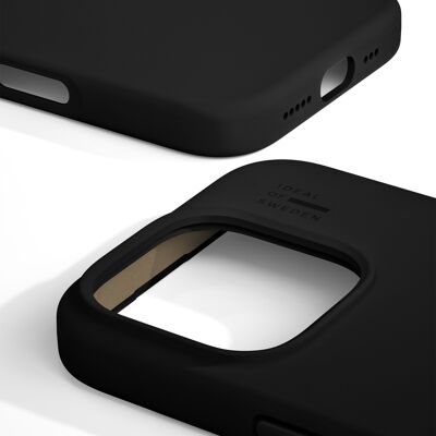 Coque en silicone MagSafe iPhone 16PR Noir