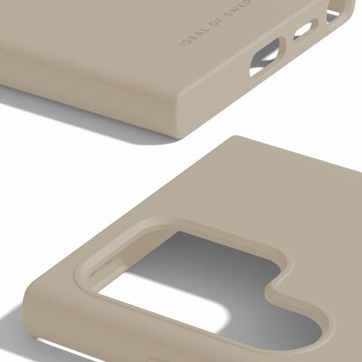 Custodia in silicone MagSafe Galaxy S24U Beige