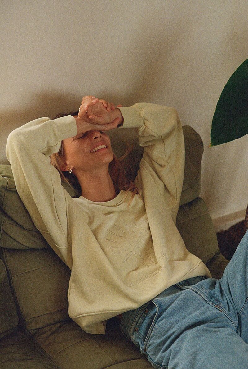 Felpa Marlène Rougier x Nénés - Ecru