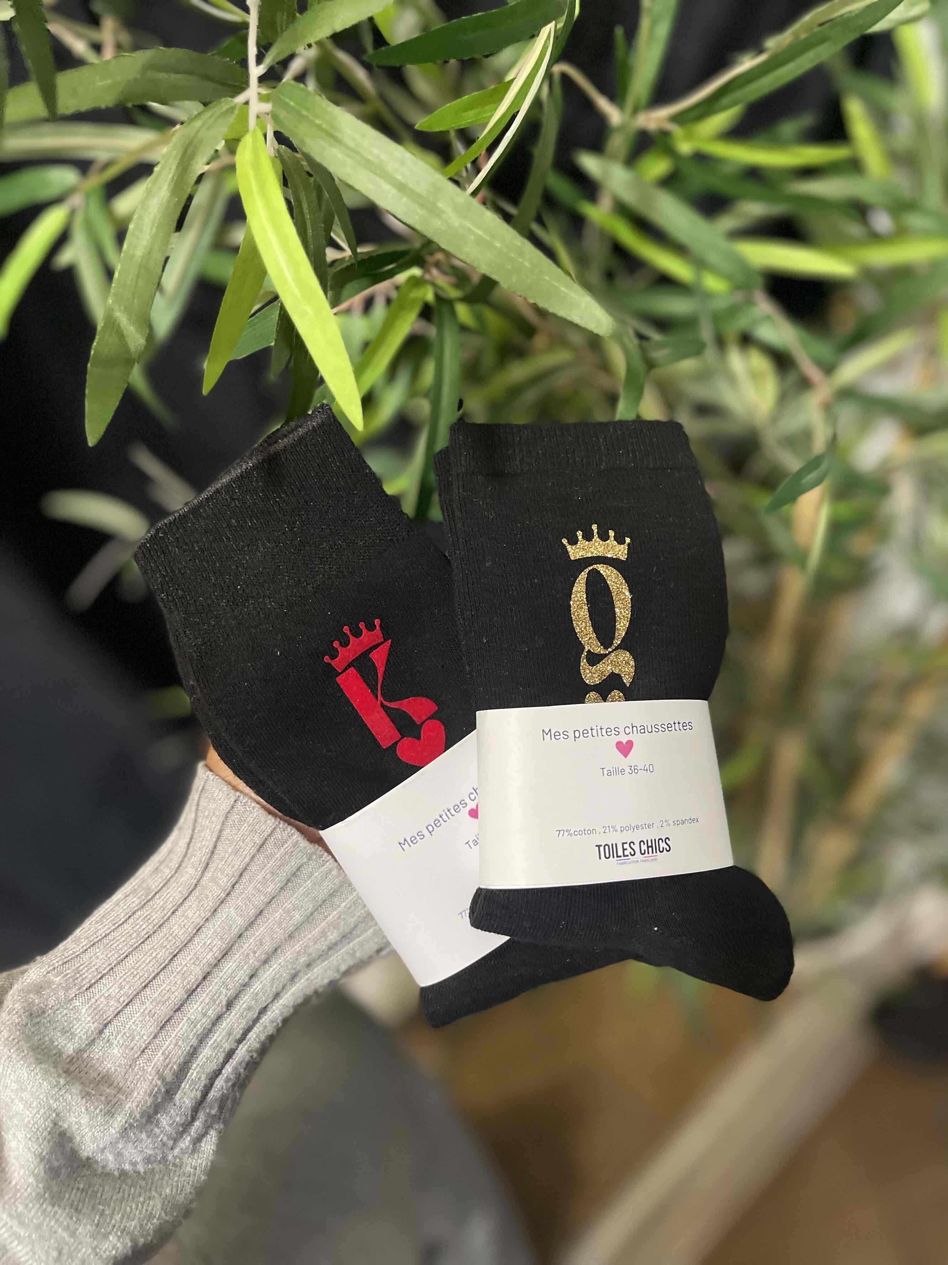 Socken aus der Valentinstagskollektion