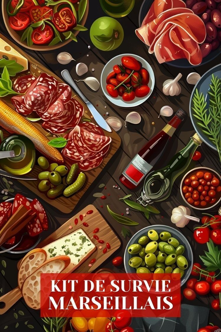 Marseille-Plakat - Marseille-Überlebensausrüstung