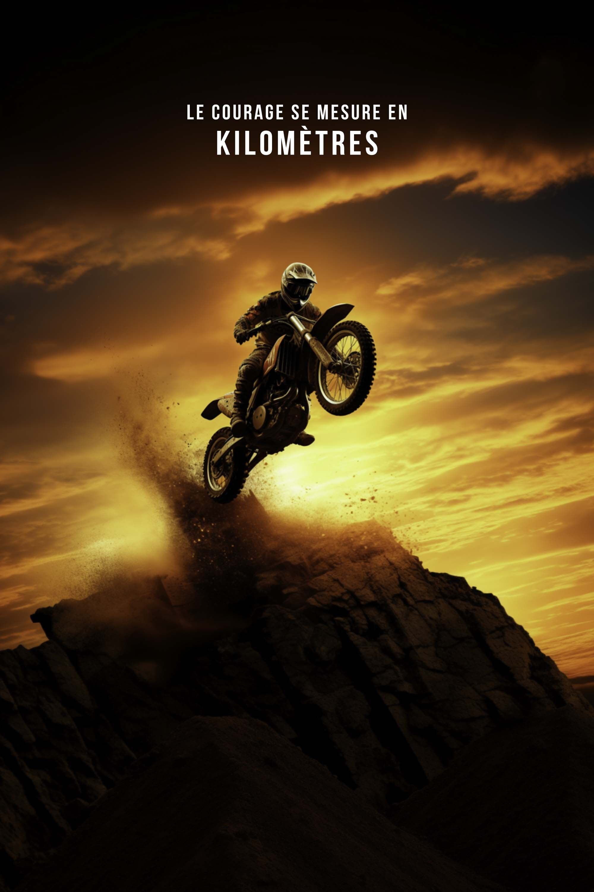Poster di motocross - Il grande salto
