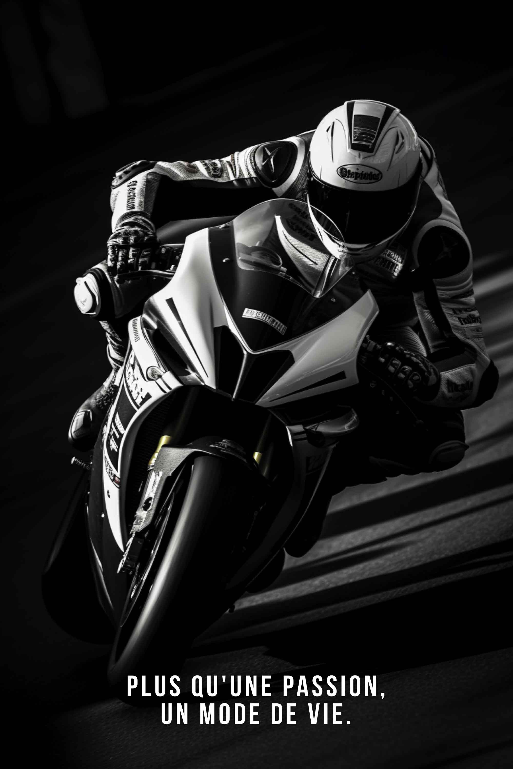 Poster motociclistico - Più che una passione, uno stile di vita