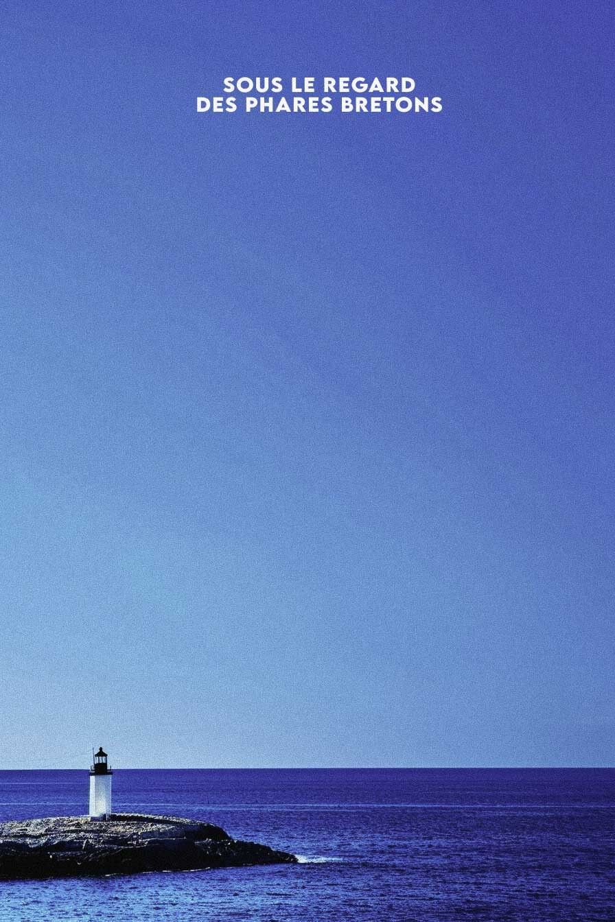 Bretagne-Plakat – Unter den Blicken bretonischer Leuchttürme