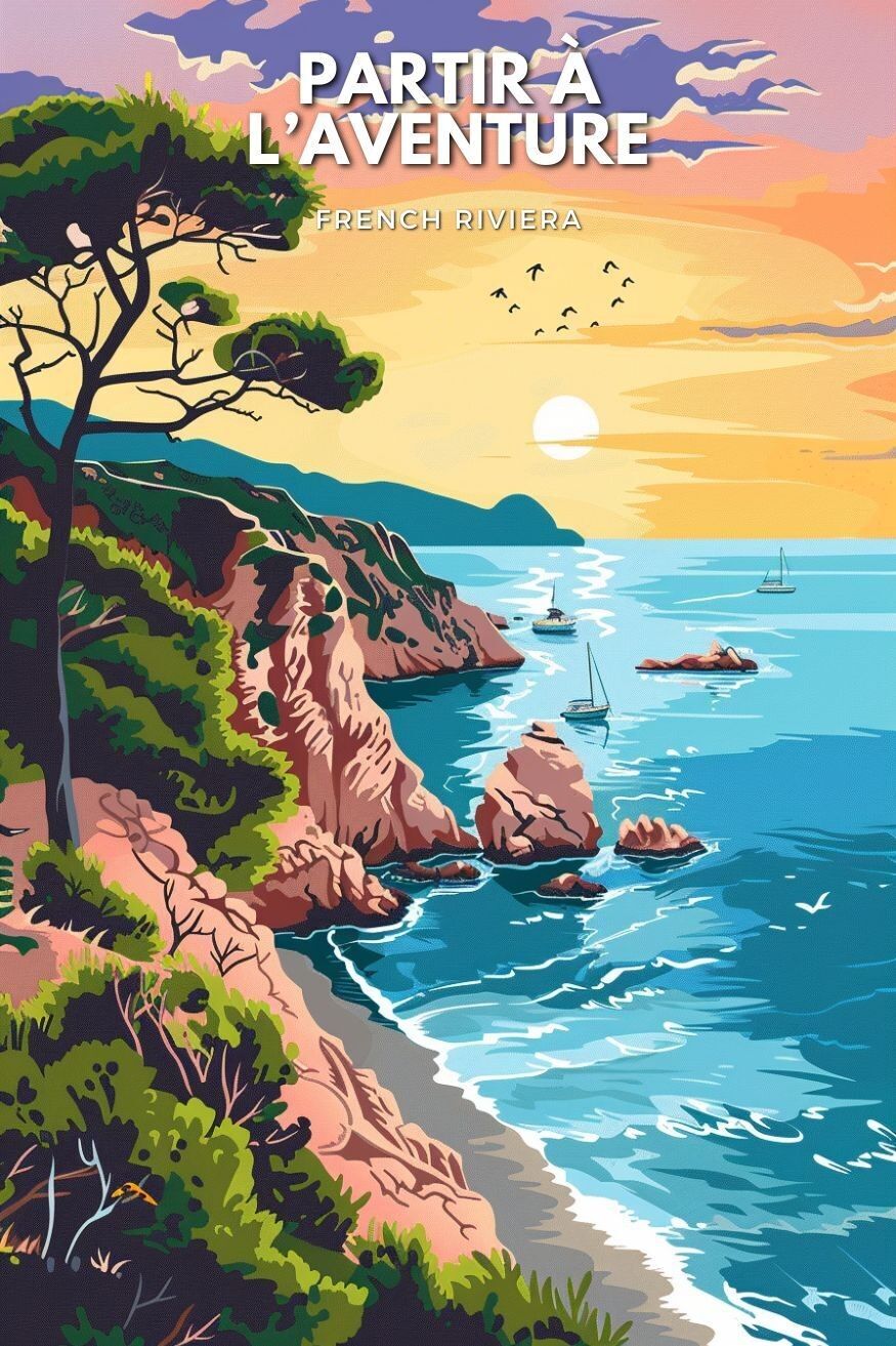 Affiche Côte D'azur - Partir à l'aventure