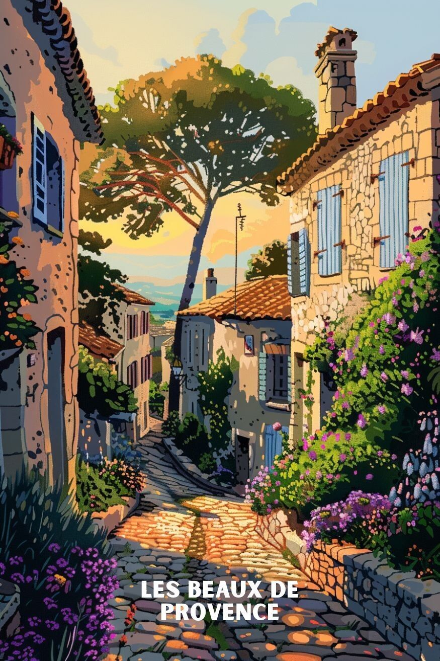 Plakat „Les Beaux de Provence“.