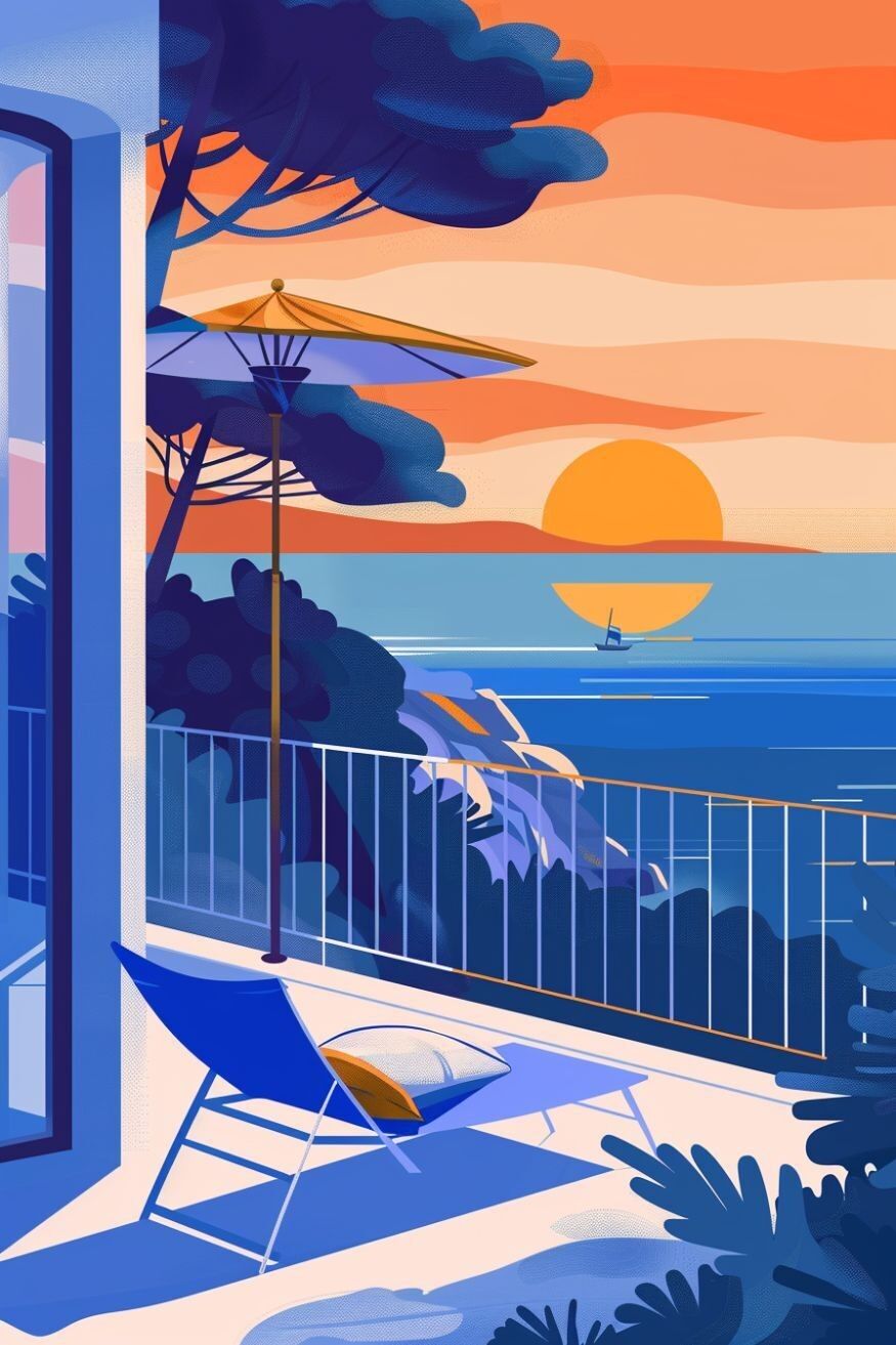 Poster estetico - Vista da sud