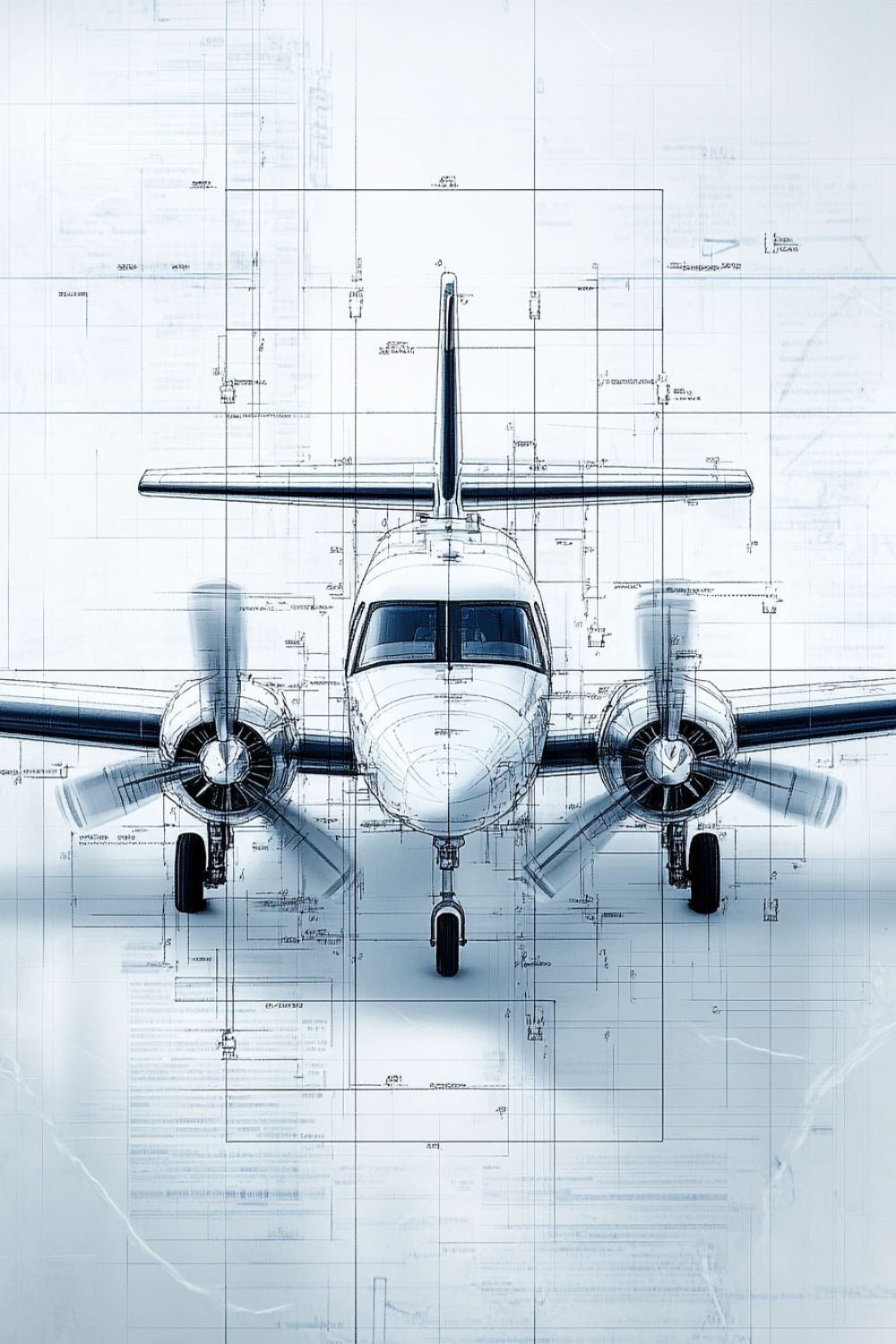 Poster dell'aeroplano - Il piano del jet