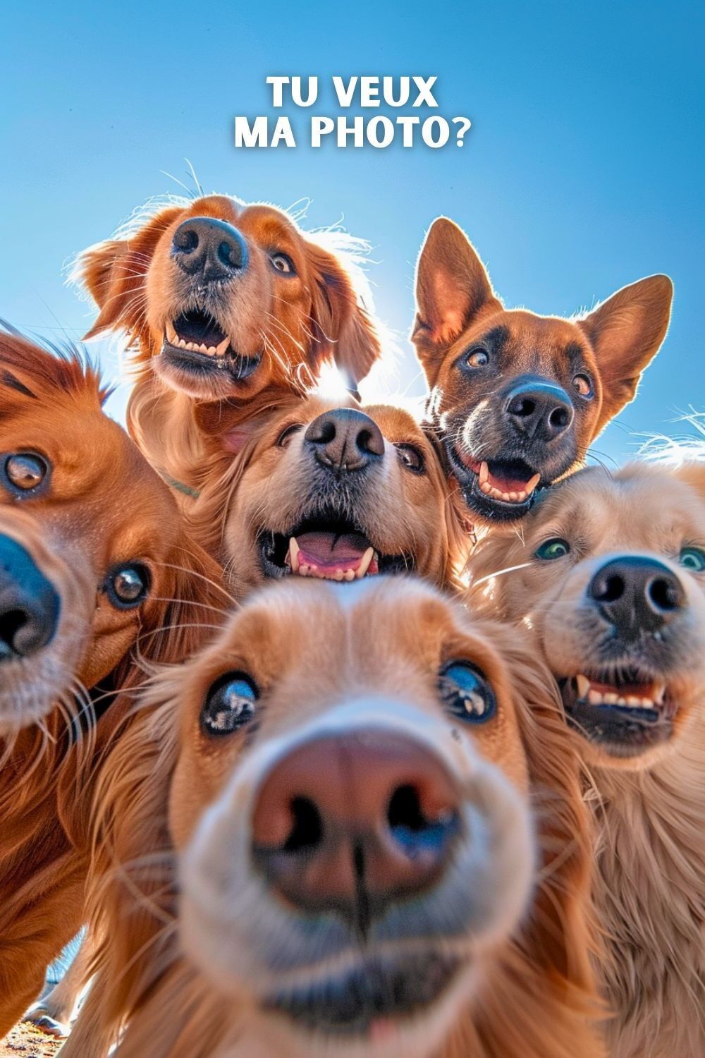 Poster umoristico - Vuoi la mia foto?