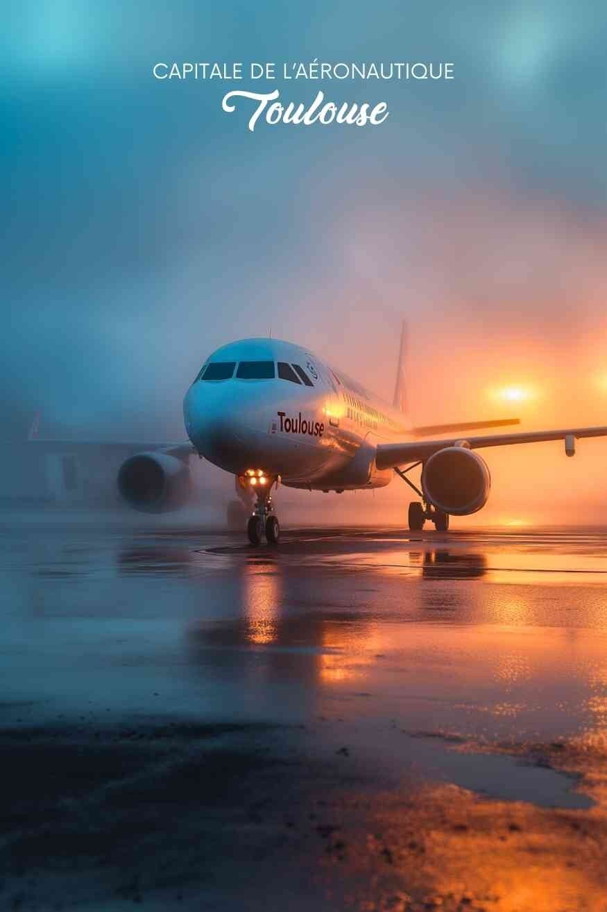 Toulouse poster - Capital of aeronautics