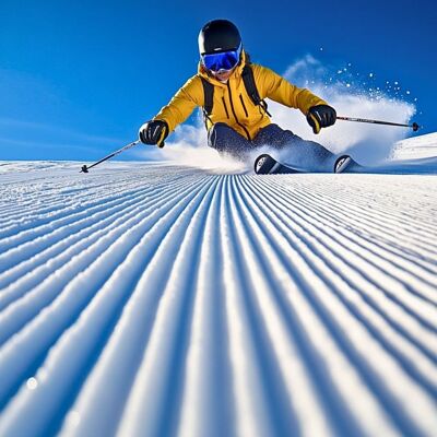 Affiche Ski - Skieur Pro Poster