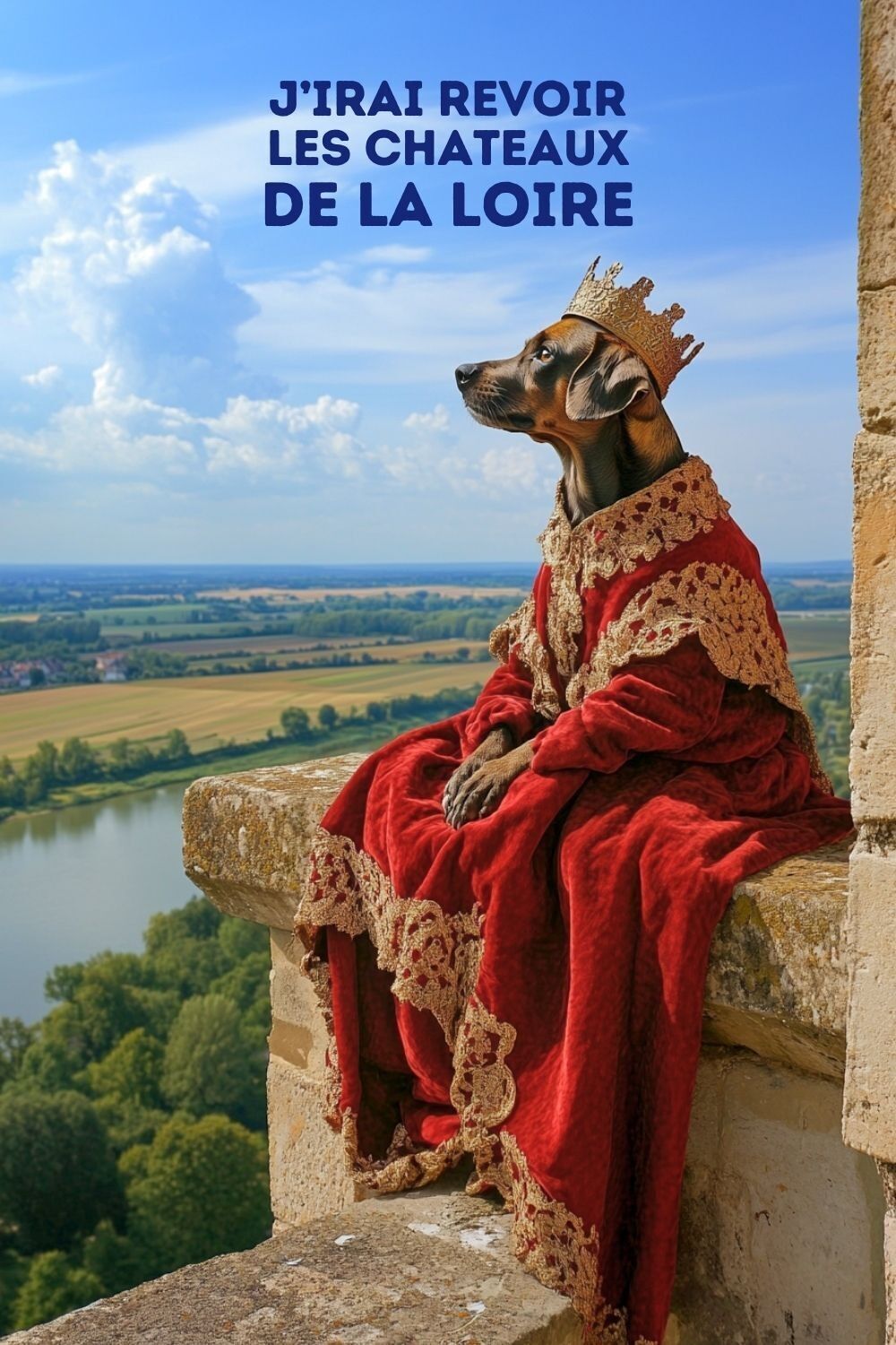Poster della Loira - Andrò a rivedere i Castelli della Loira