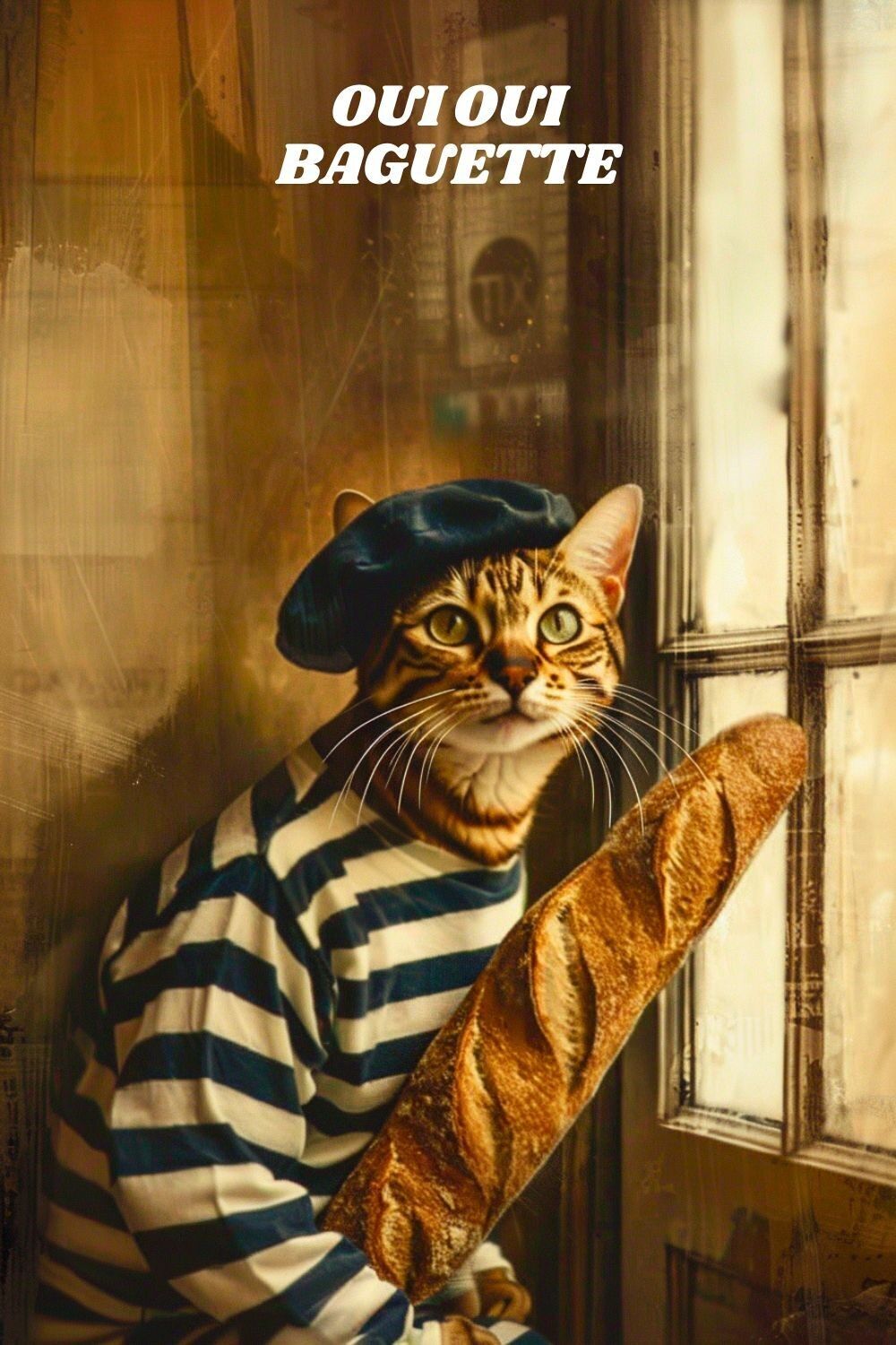 Paris-Poster - Ja Ja Baguette