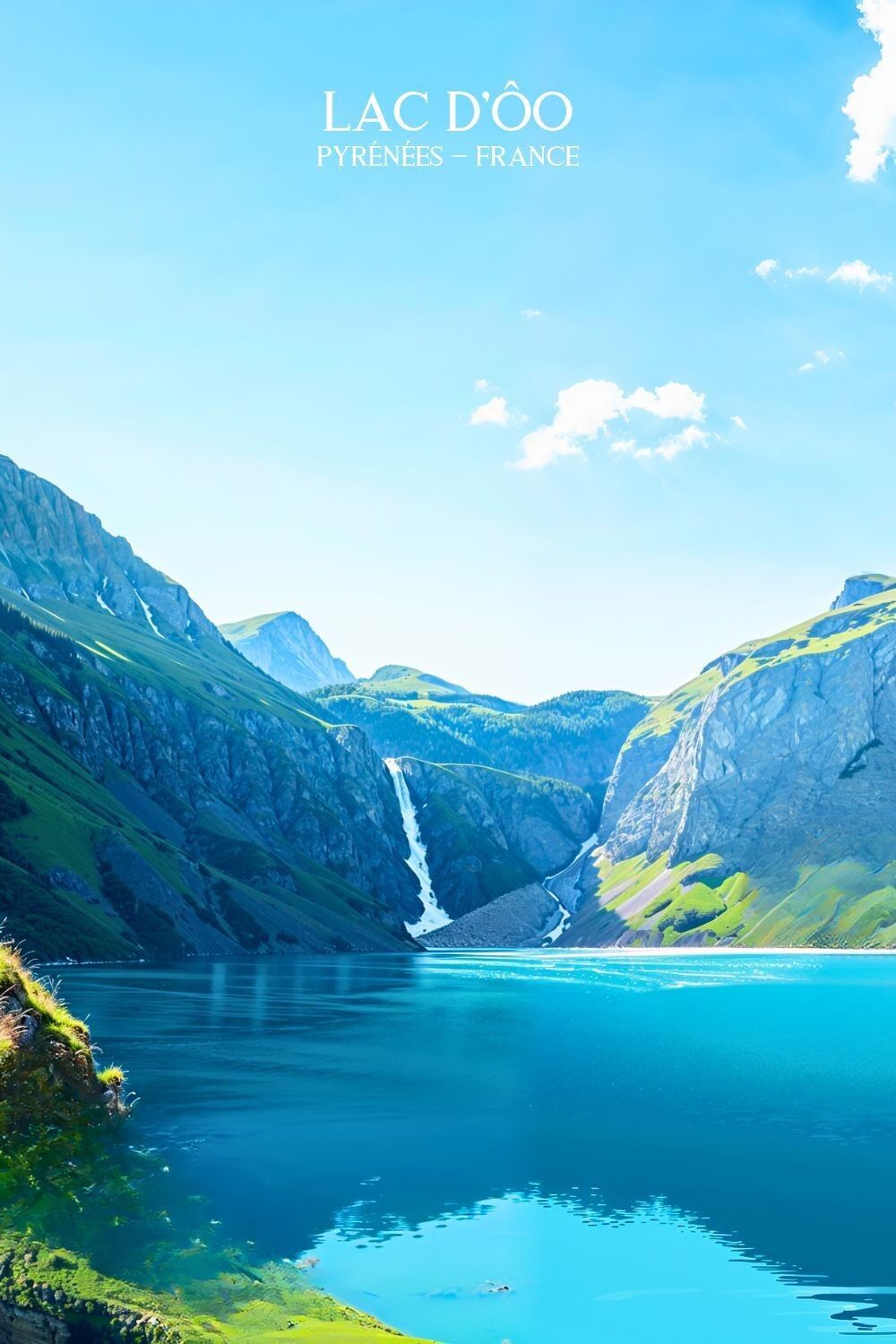 Cartel Las Cumbres Francesas - Lac d’Ôo