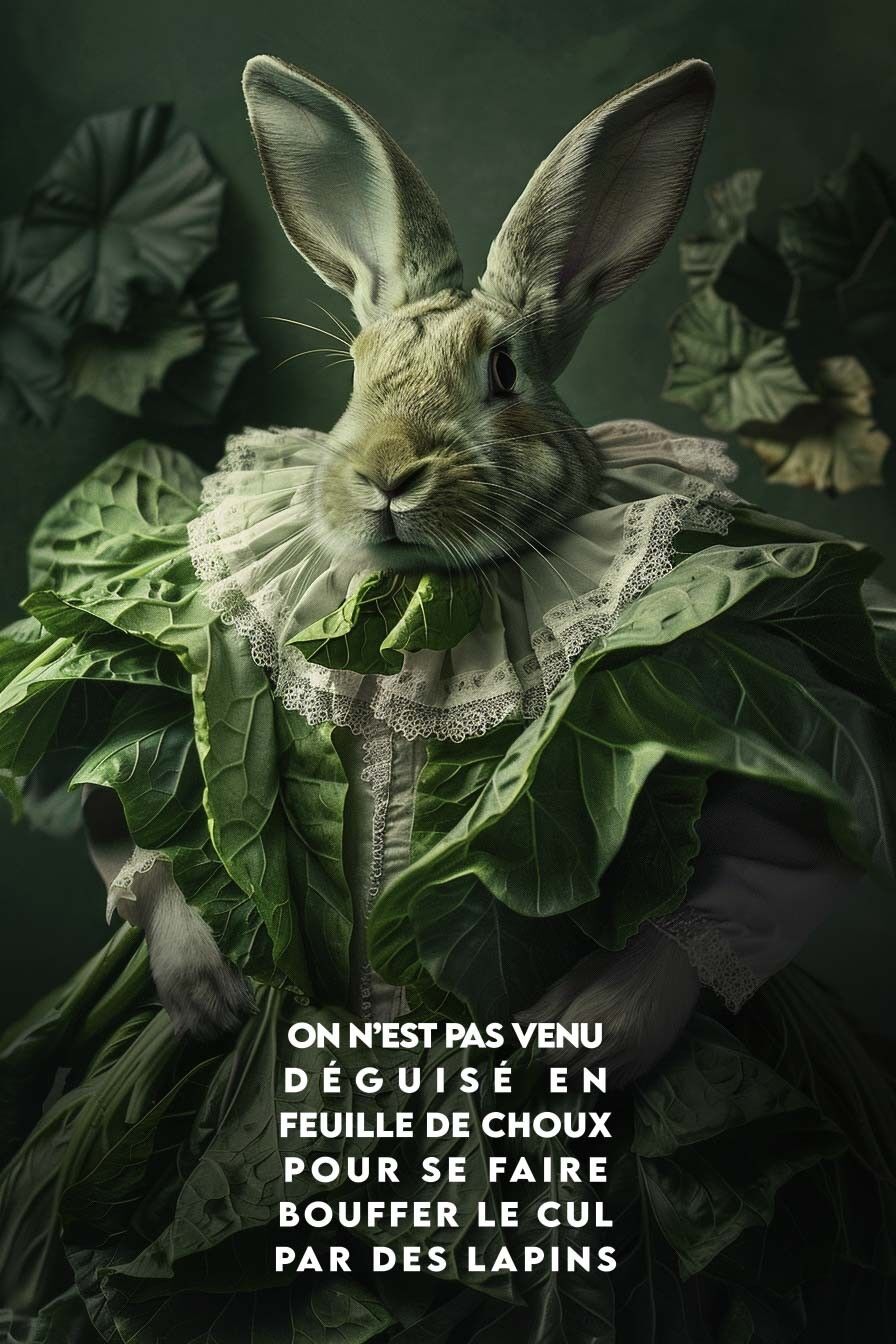 Lustiges Poster – Nicht in Kohlblättern erhältlich