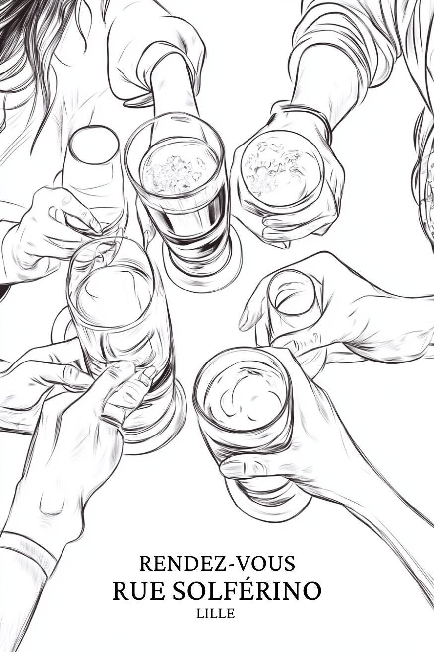 Plakat Lille - Rue de la Soif