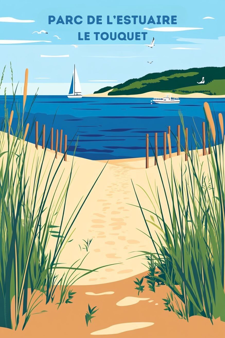Plakat von Le Touquet – Der Estuaire-Park