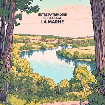 Poster Marne - Tra patrimonio e paesaggio