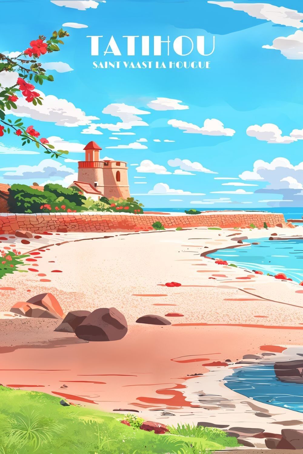 Saint Vaast La Hougue Poster – Tatihou