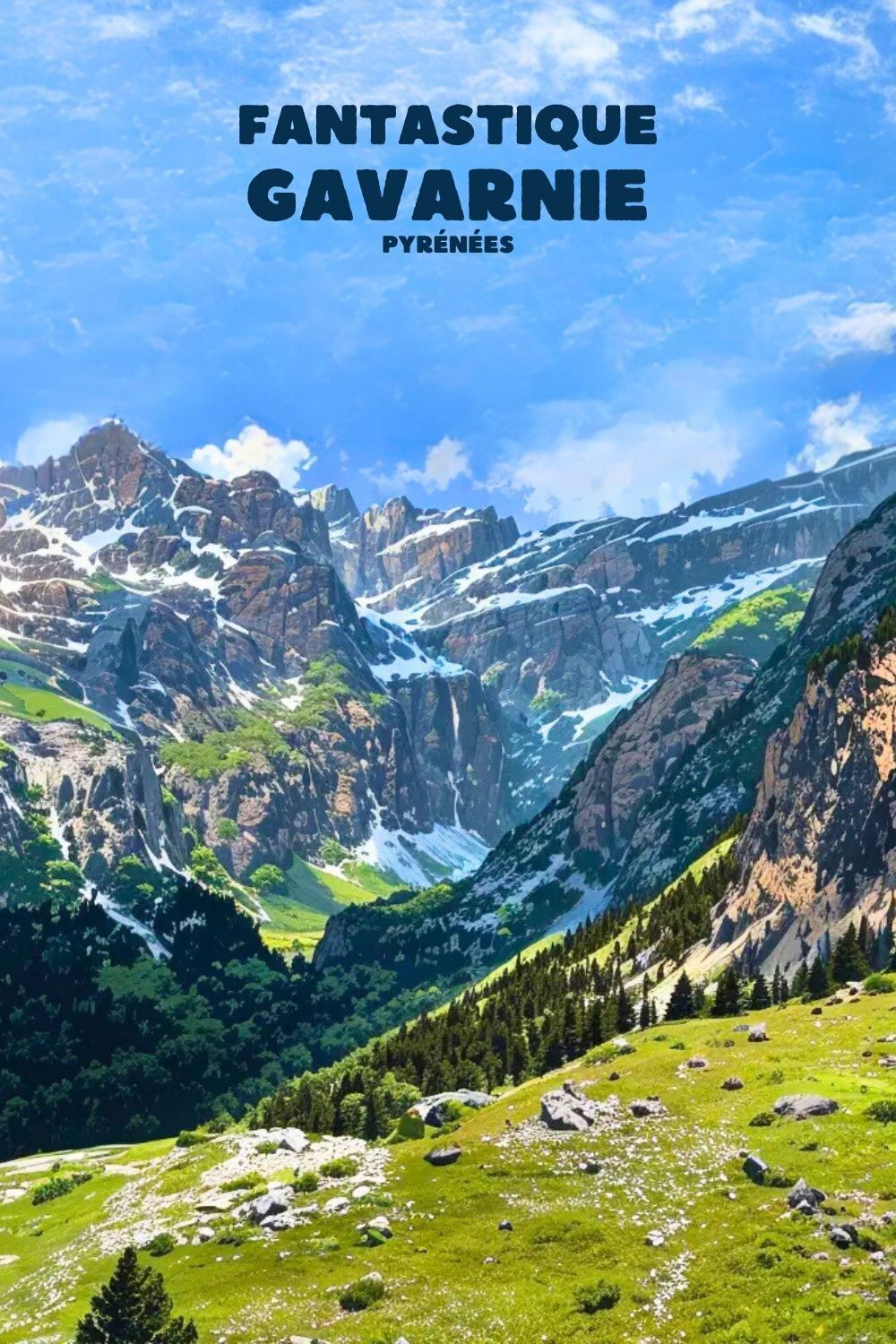 Pyrenäen-Poster – Cirque de Gavarnie