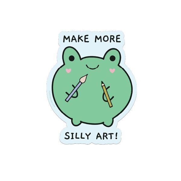 Adesivo in vinile Make More Silly Art