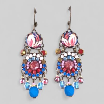 Boucles d’oreilles en cristal faites à la main Orion