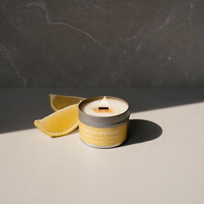 Vela perfumada Viñedo Toscano – mecha de madera y cera de soja