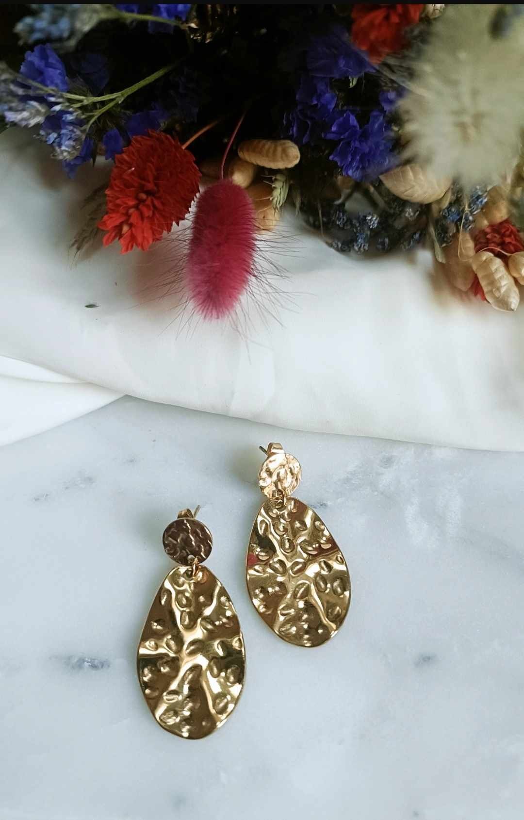 Pendientes de acero inoxidable - Sandra