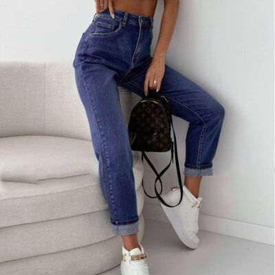 Mom jeans - M8883 Plus size