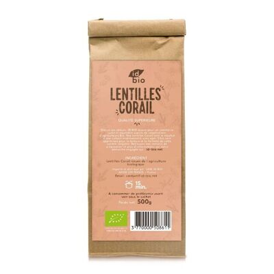 Lentejas de Coral Ecológicas 500g
