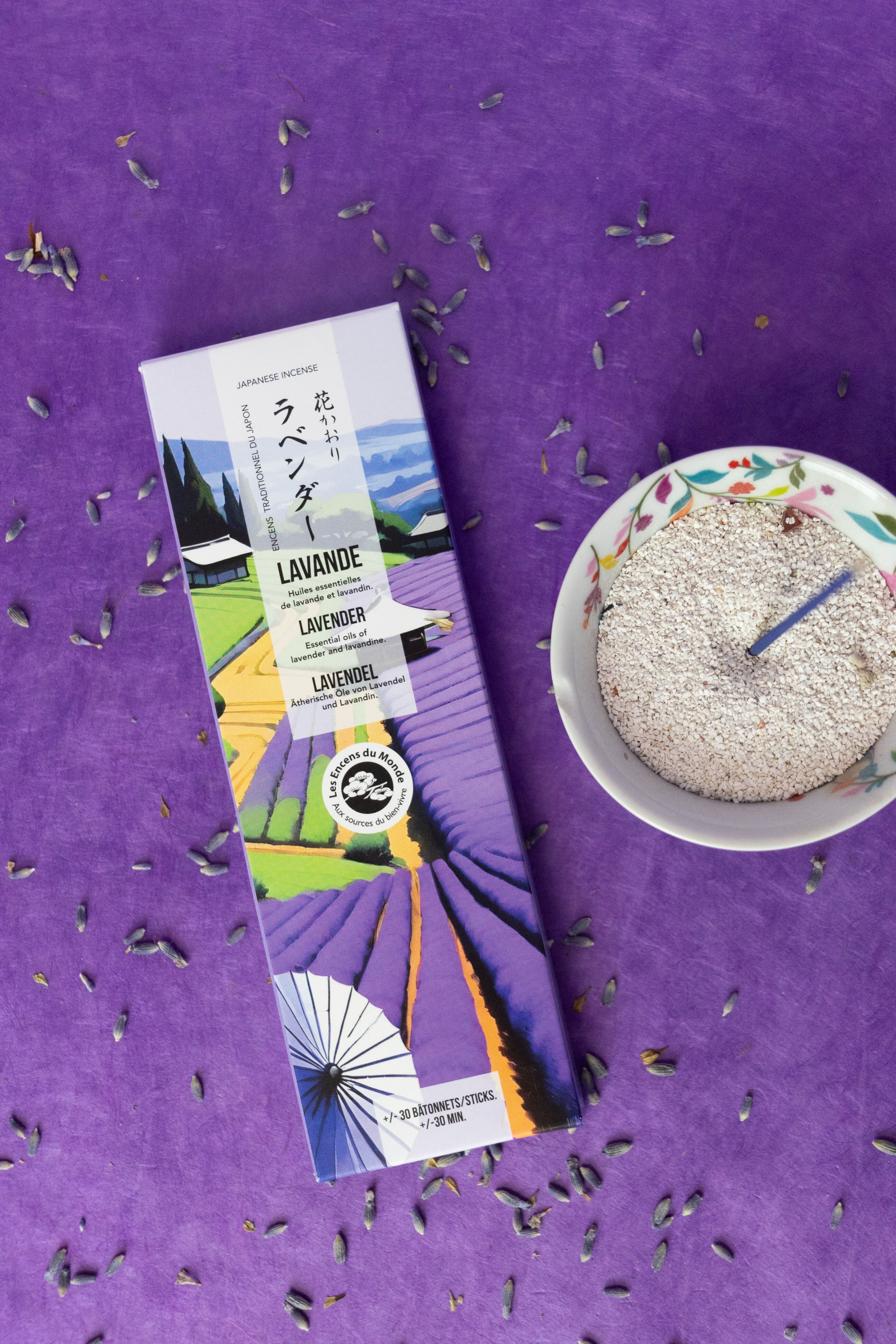 Japanese Lavender Incense - Sticks - Gardens of Japan