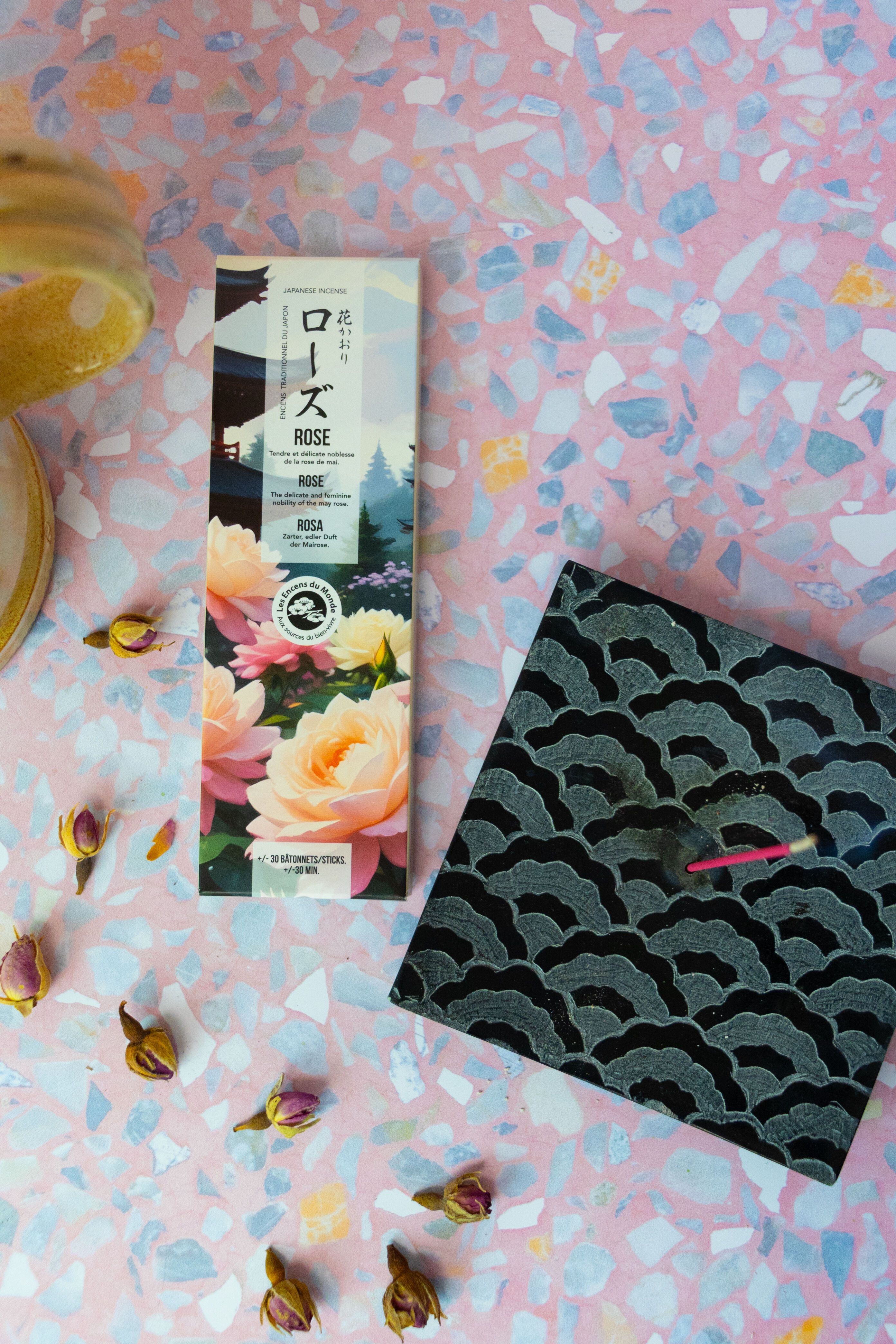 Japanese Rose Incense Sticks - Gardens of Japan