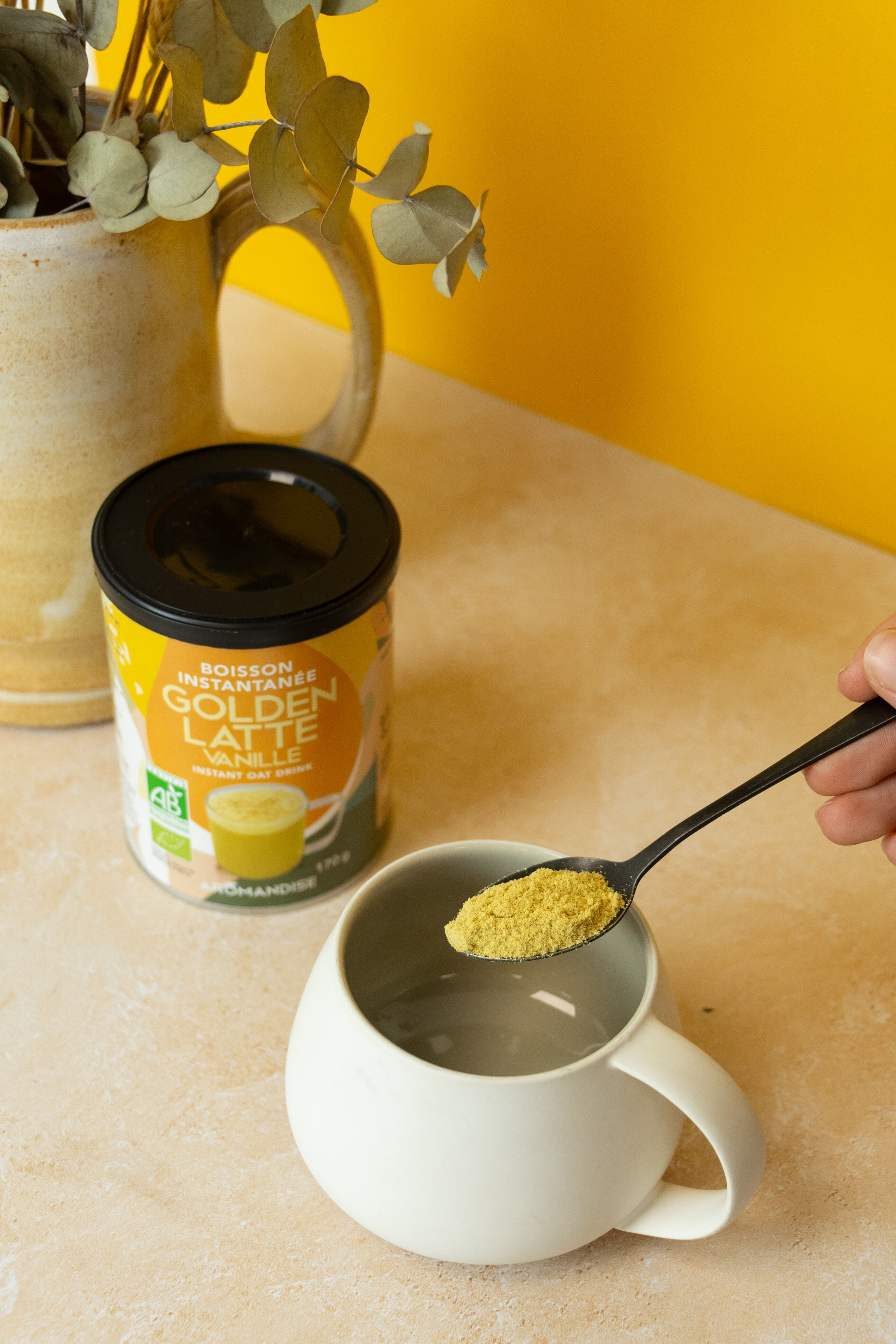 Organic Vanilla Golden Latte - Instant Drink - 170g - Aromandise
