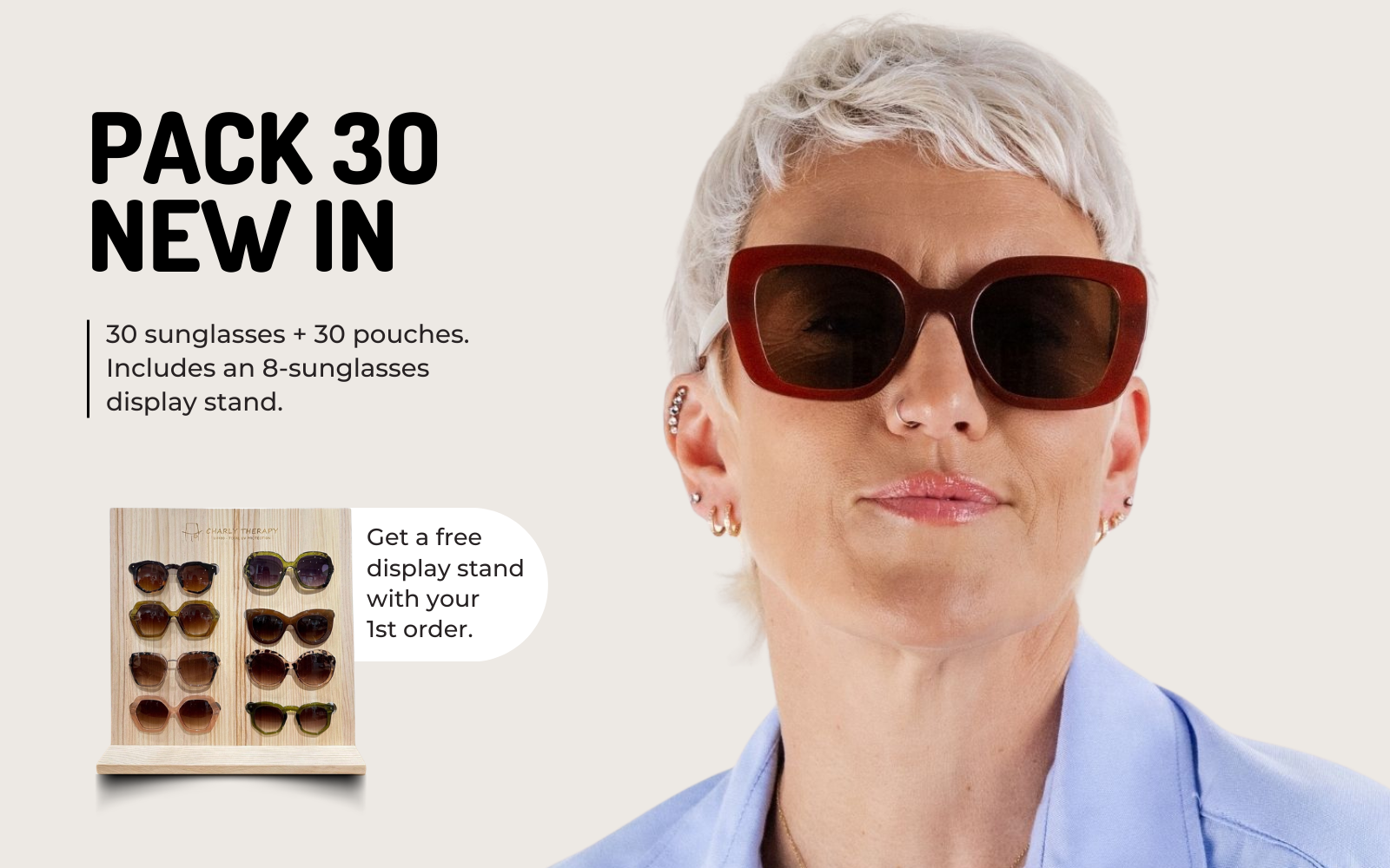 Sunglasses - pack of 30 novelties