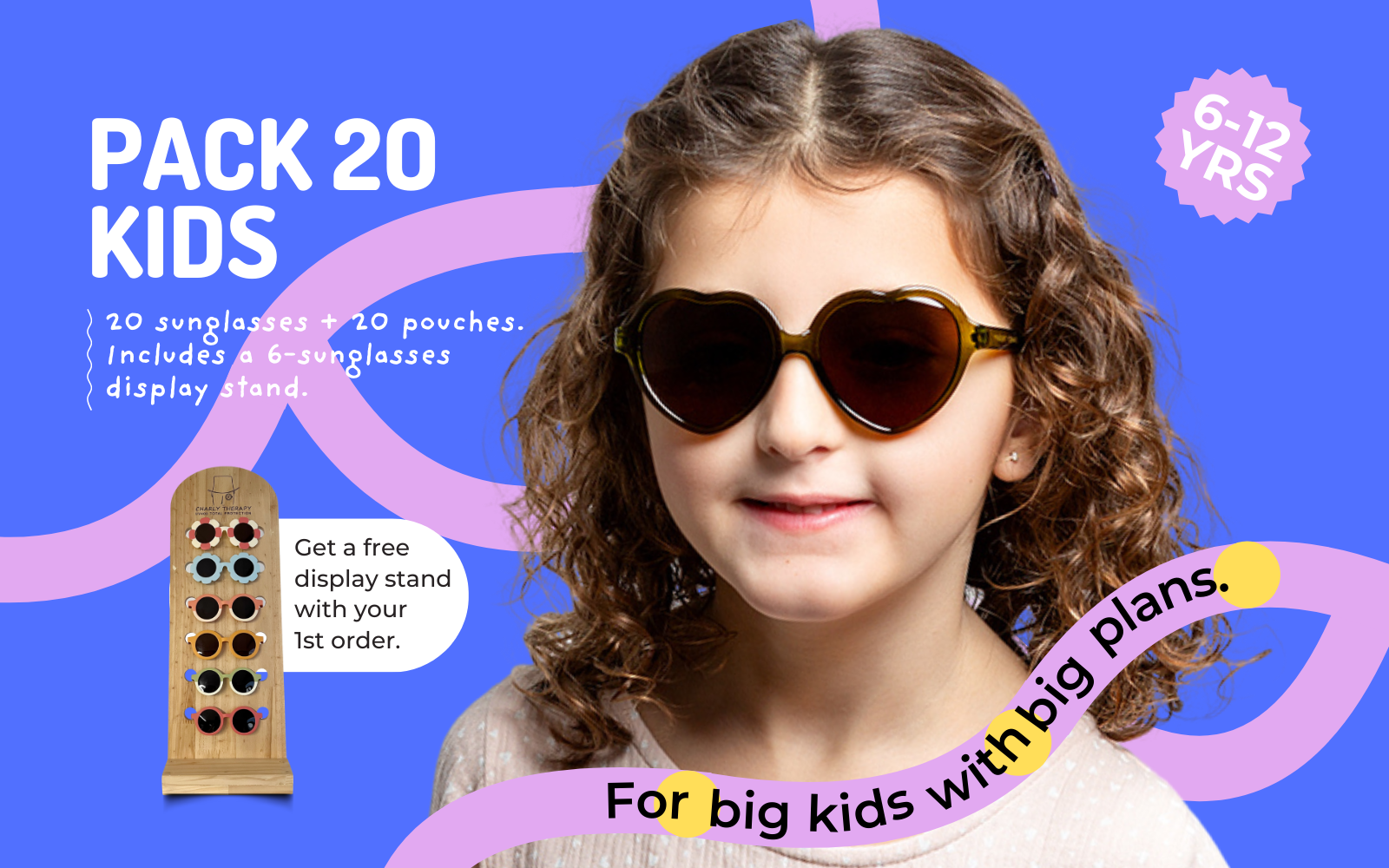 Kids Sunglasses - Pack of 20 Kids Sunglasses for ages 6 to 12