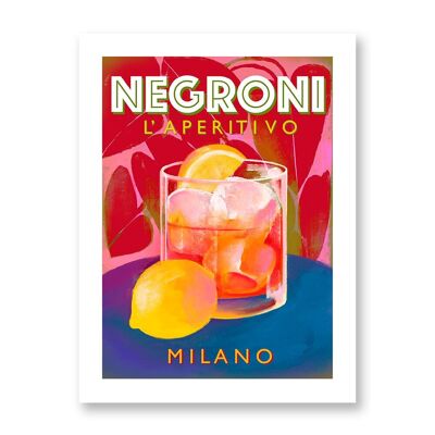 Negroni - Art Poster