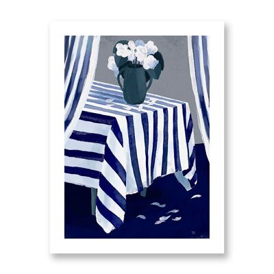 Blue carpet - Art Poster