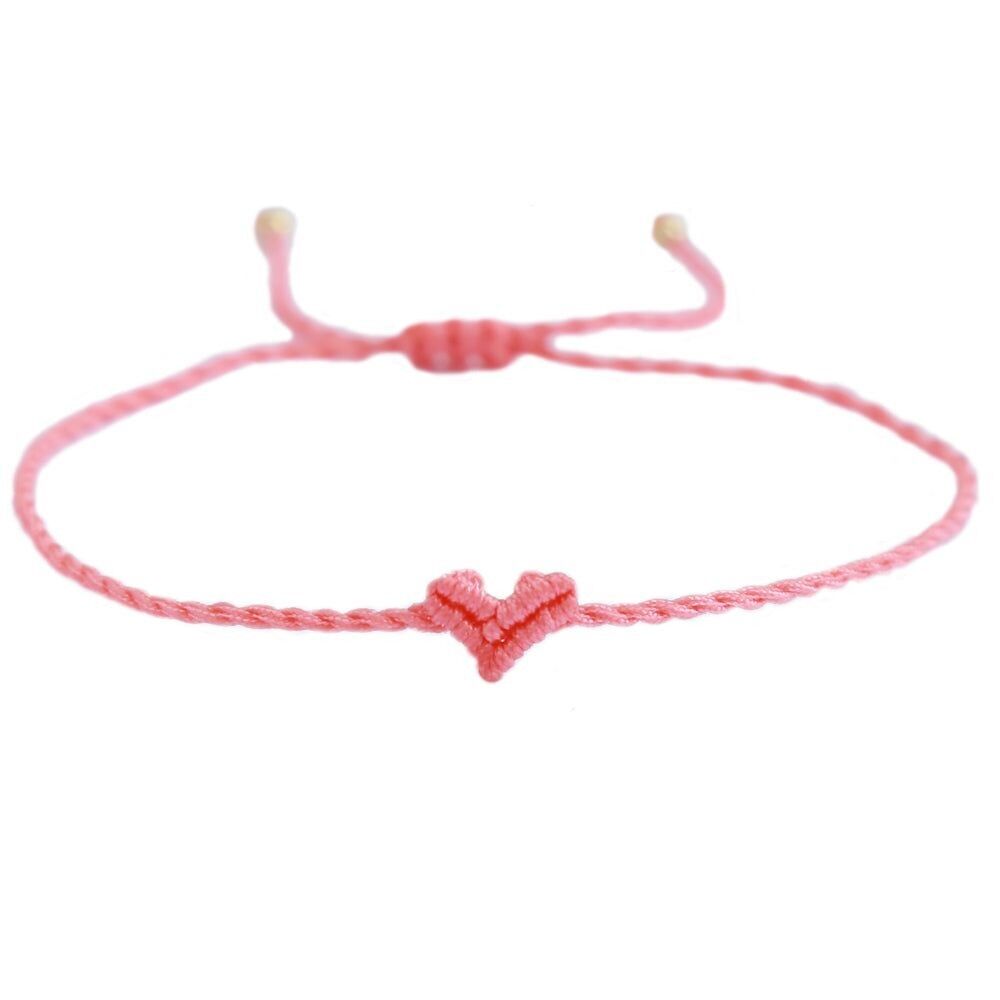 Bracciale cuore Love Ibiza in corallo