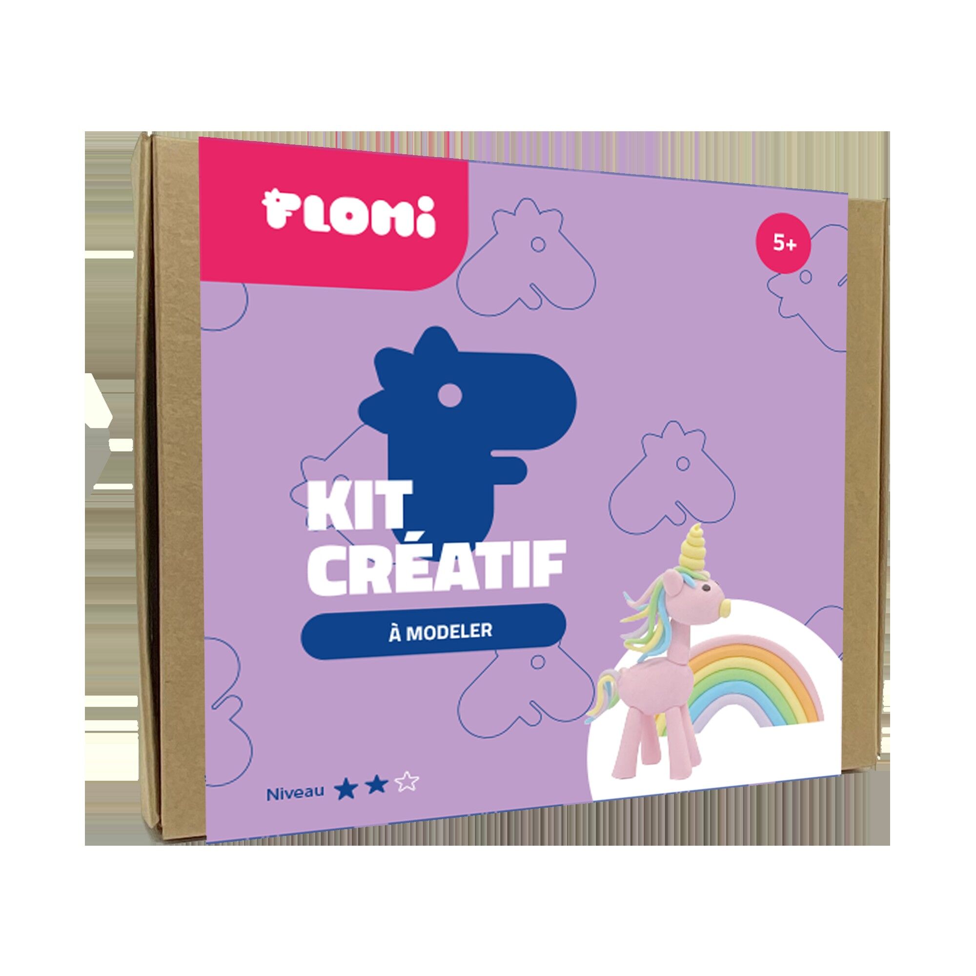 Creative kit - Modeling clay - Unicorns 5+