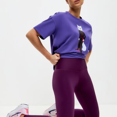 Leggins morados para mujer CAT